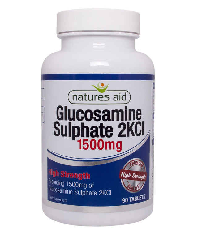 Natures Aid Glucosamine Sulphate 1500mg High Strength, 90 Tablets