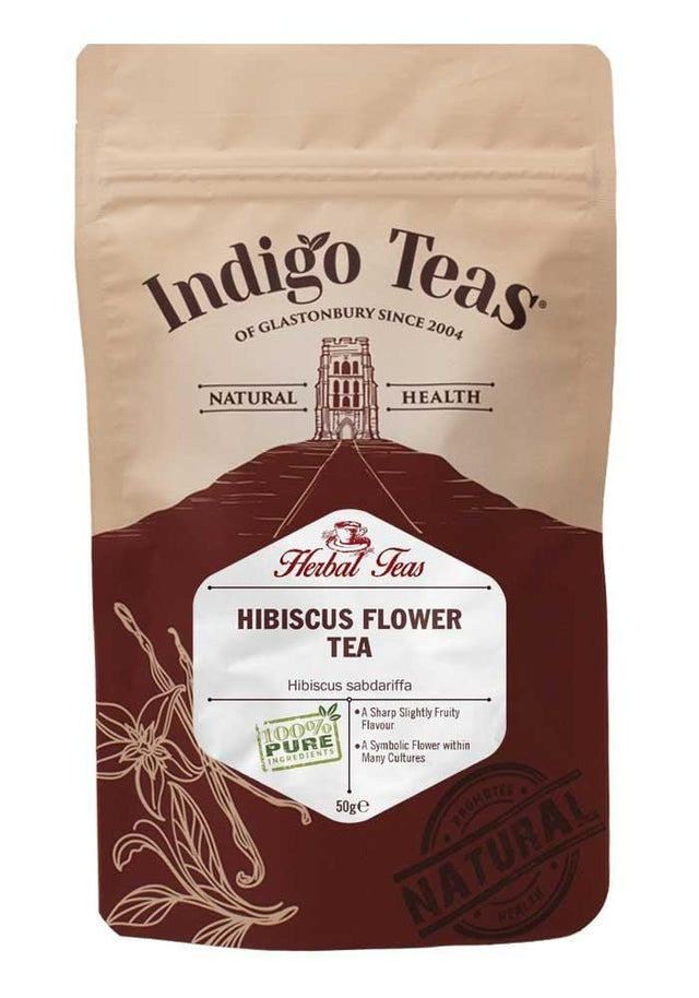 Indigo Herbs Hibiscus Flower Tea, 50gr