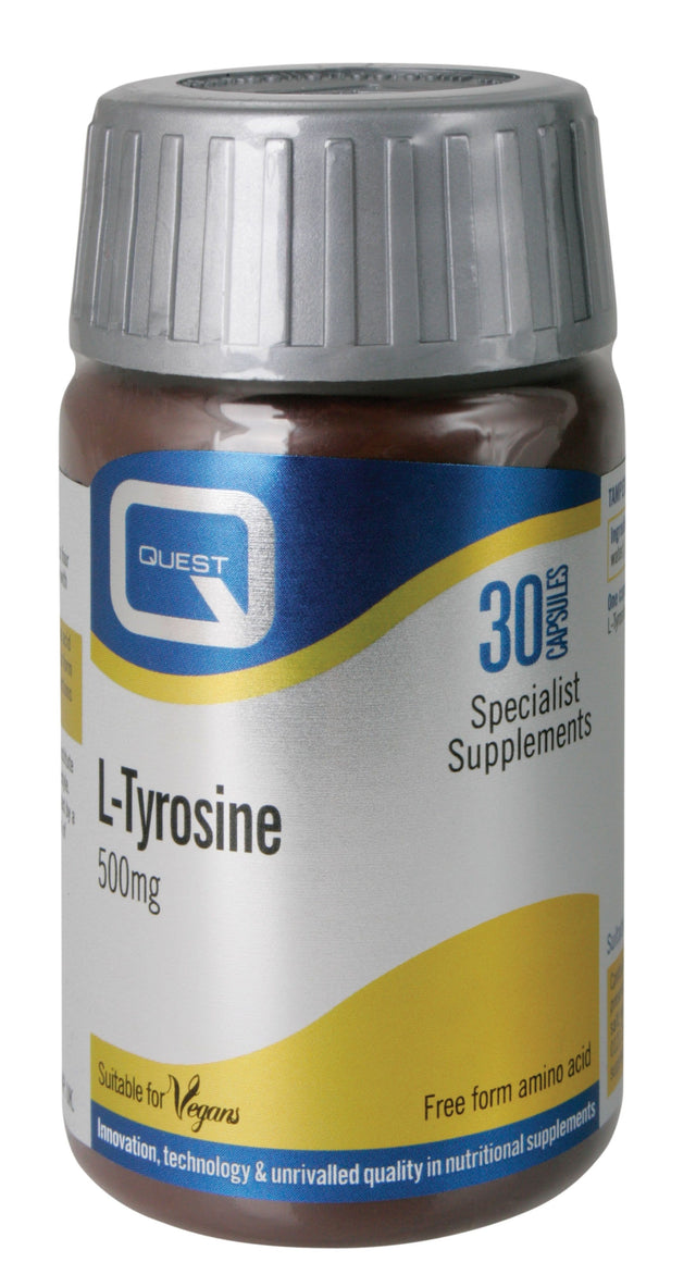 Quest L-Tyrosine, 500mg, 30 VCapsules
