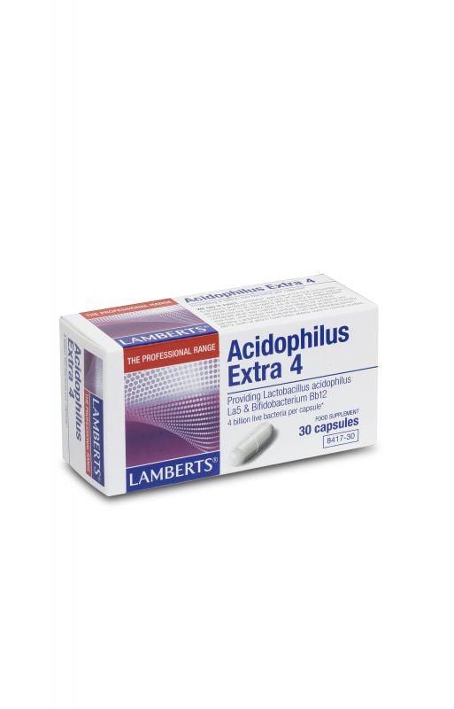 Lamberts Acidophilus Extra 4, 30Caps