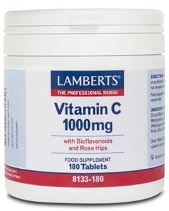 Lamberts Vitamin C, 1000mg, 180Tabs