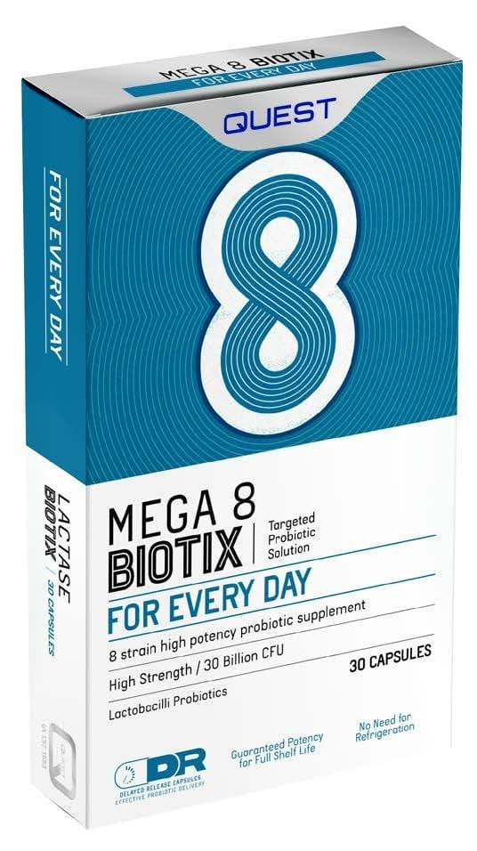 Quest Mega 8 Biotix, 30 Capsules