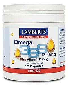 Lamberts Omega 369 + Vitamin D3 5ug, 120Caps