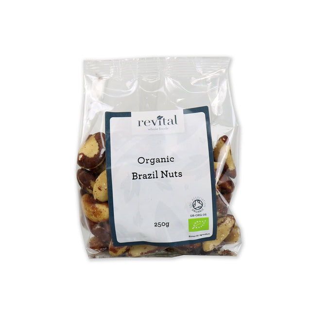 Revital Whole Foods Organic Brazil Nuts, 250gr