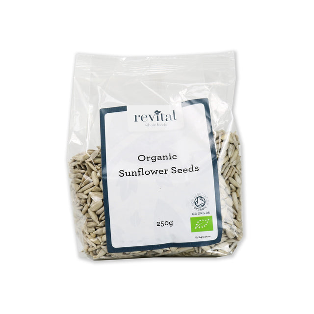 Revital Whole Foods Organic Sunflower Seeds, 250gr