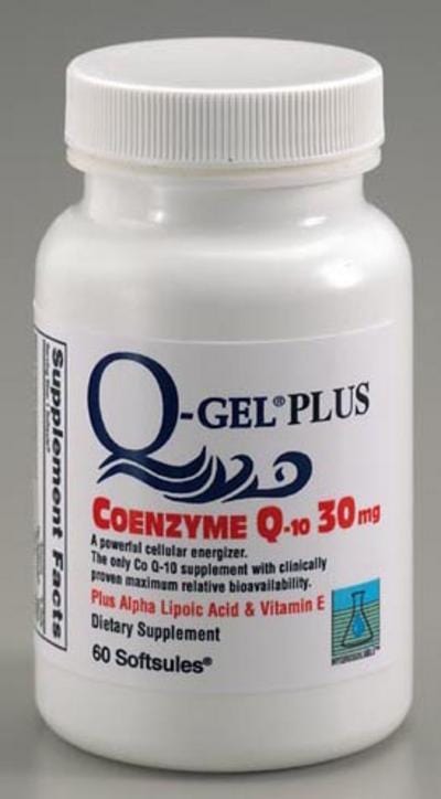 Q-Gel Plus Coenzyme Q-10, 60SGels