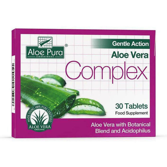 Aloe Pura Aloe Vera Colax Cleanse, 30 Tablets