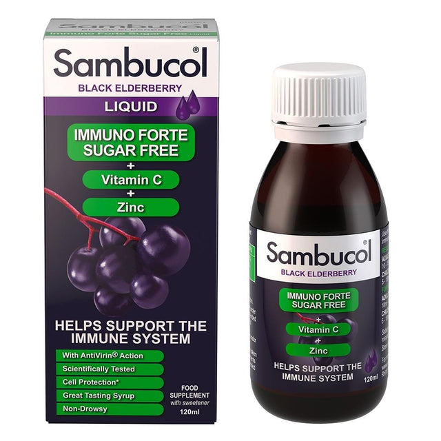 Sambucol Immuno Forte Sugar Free Formula, 120ml