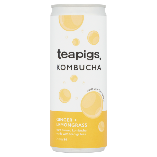 teapigs - Kombucha Ginger & Lemongrass, 250ml