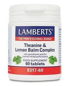 Lamberts Theanine & Lemon Balm Complex, 60 Tablets