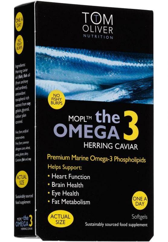 Tom Oliver Herring Caviar Oil, 30 SoftGels