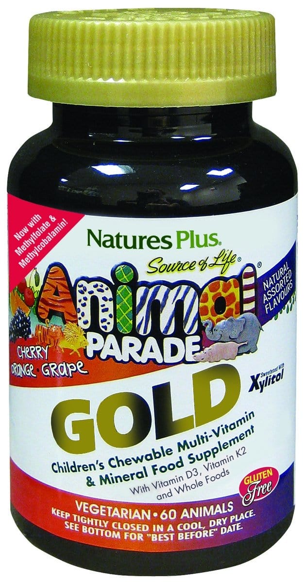 Nature's Plus Animal Parade Gold - Assorted, 60 Chewables