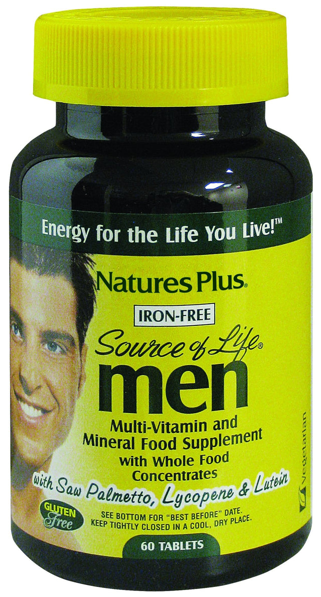 Nature's Plus Source of Life Men Multivitamins & Minerals, 60 Tablets