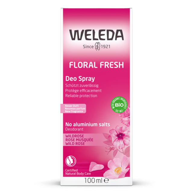 Floral Fresh Deo Spray Deodorant Wild Rose 100ml,
