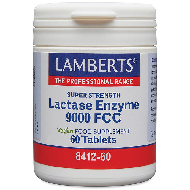 Lactase Enzyme 9000 FCC, 60 Tablets