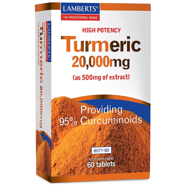 Lamberts Turmeric 20,000mg High Potency, 120 Tablets