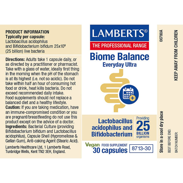 Lamberts Biome Balance Everyday ULTRA, 30 Capsules