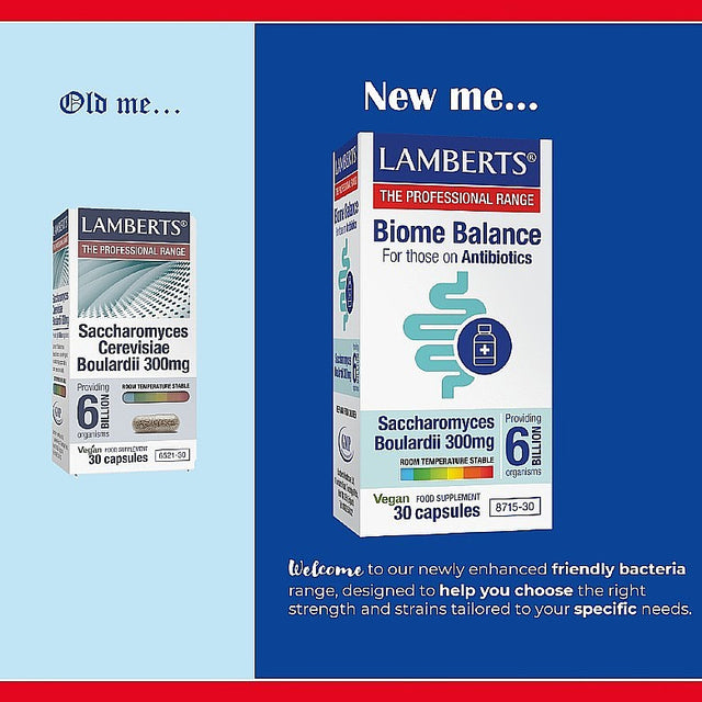 Lamberts Biome Balance (Antibiotics), 30 Capsules