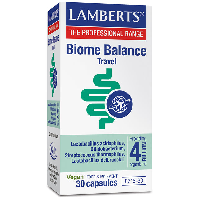 Lamberts Biome Balance Travel, 30 Capsules