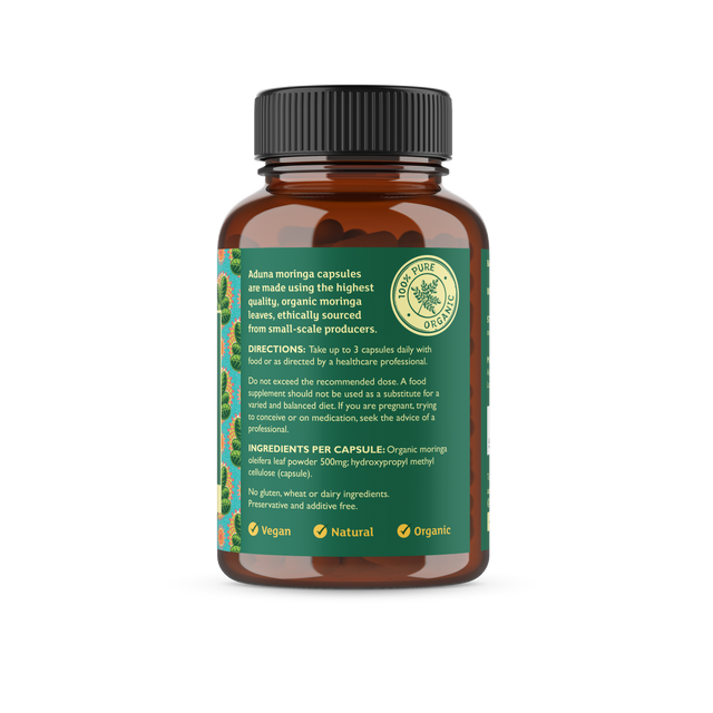 Aduna Moringa Capsules,  180 Capsules