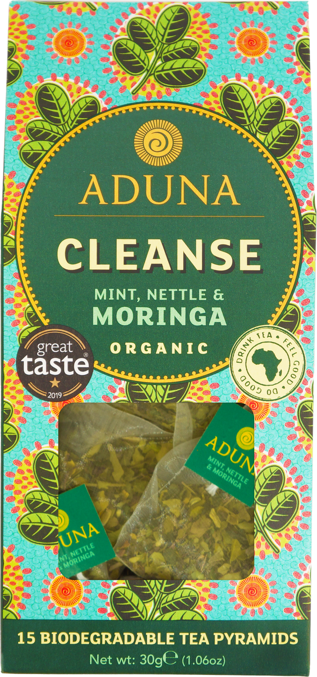 Aduna Cleanse Tea with Moringa, Mint and Nettle, 37gr