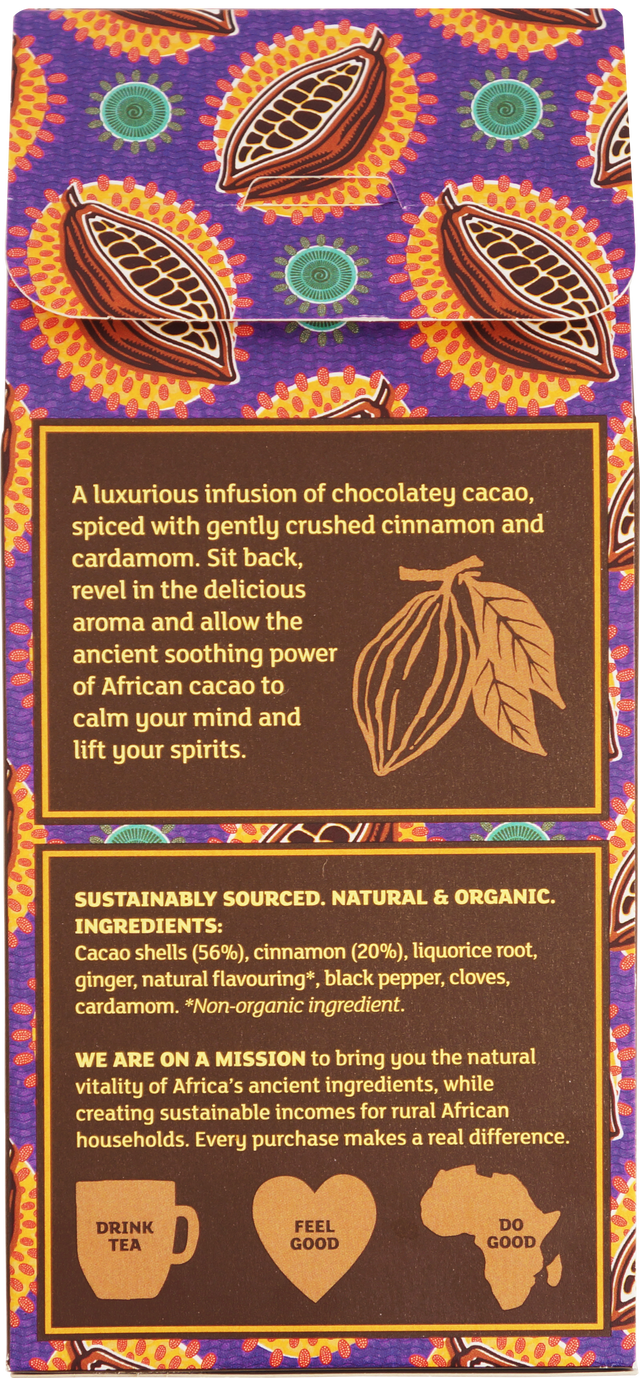 Aduna Relax Tea with Cacao, Cinnamon Spiced, 37gr
