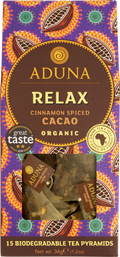 Aduna Relax Tea with Cacao, Cinnamon Spiced, 37gr
