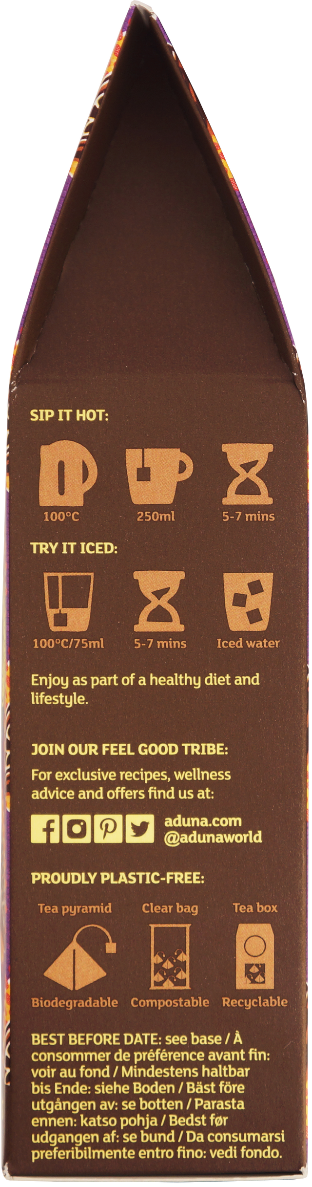 Aduna Relax Tea with Cacao, Cinnamon Spiced, 37gr