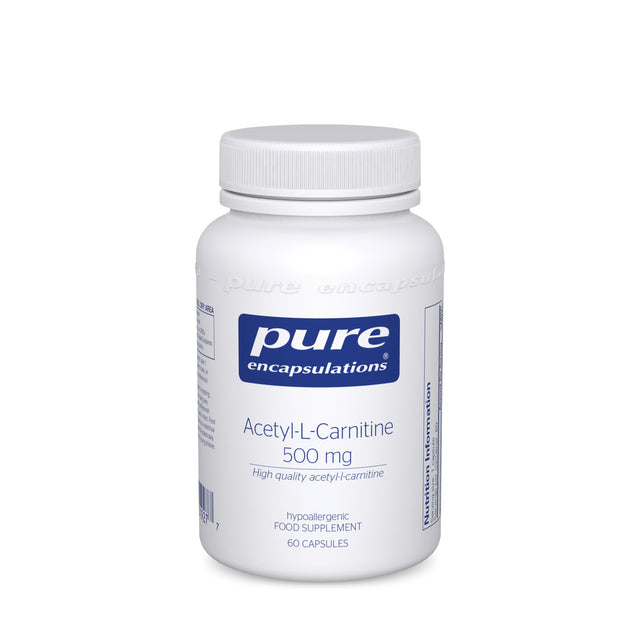 Pure Encapsulations Acetyl-L-Carnitine 500mg, 60 Capsules
