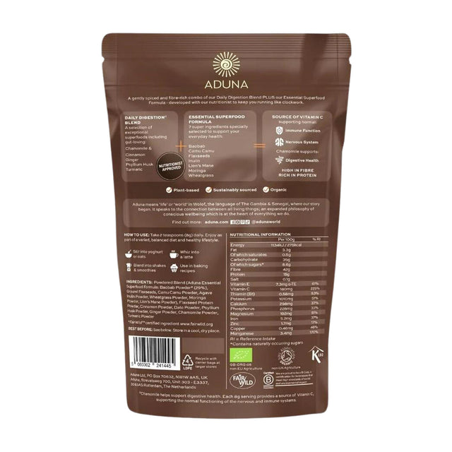 Aduna Advanced Superfood Blend - Digestion, 250gr