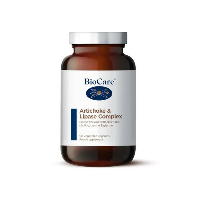 BioCare Artichoke & Lipase Complex , 90 Capsules