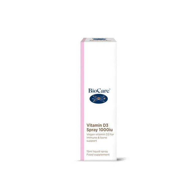 BioCare Vitamin D3 Spray 1000iu, 15ml