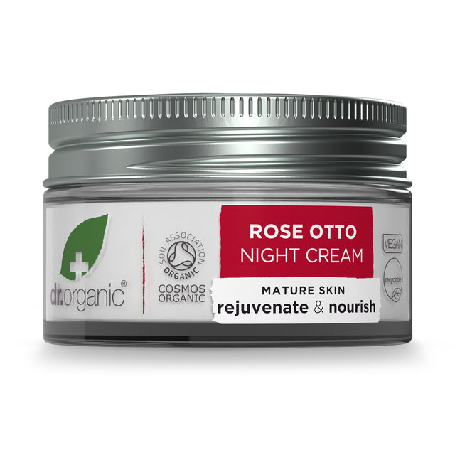 Dr Organic Rose Otto Night Cream, 50ml