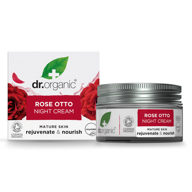 Dr Organic Rose Otto Night Cream, 50ml