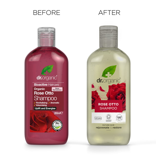 Dr Organic Rose Otto Shampoo, 265ml