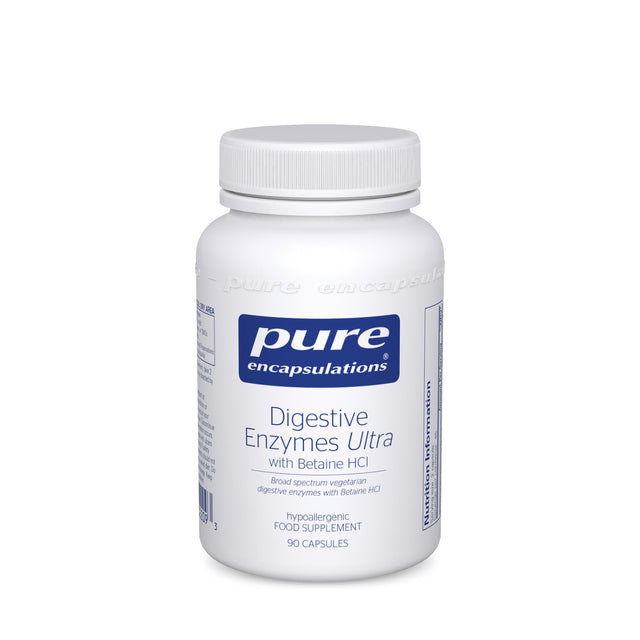 Pure Encapsulations Digestive Enzymes Ultra with Betaine HCl,  90 Capsules