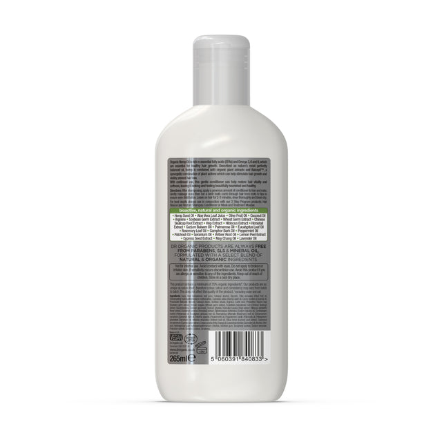 Dr Organic Hemp Oil Rescue Shampoo, 265ml