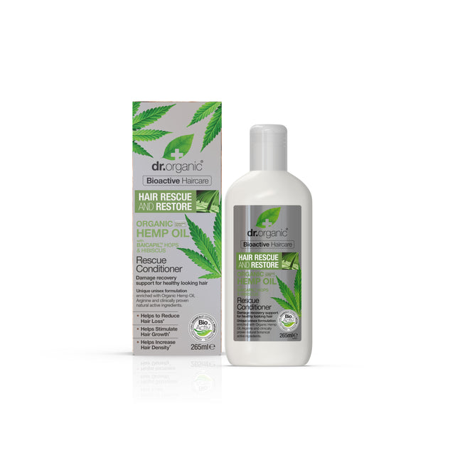 Dr Organic Hemp Oil Rescue Conditioner, 265ml