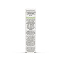 Creamy eye serum with hemp oil and botanical extracts displayed on a natural wooden surface