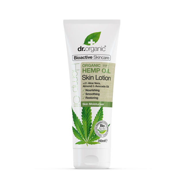 Dr Organic Hemp Oil Skin Lotion, 200ml