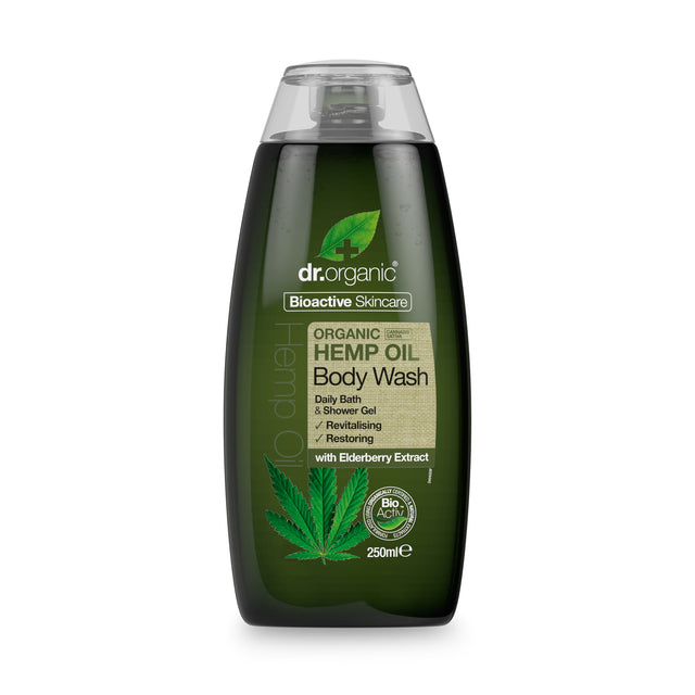 Dr Organic Hemp Oil Body Wash, 250ml