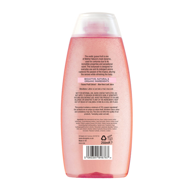 Dr Organic Guava Body Wash, 250ml