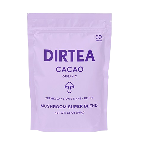 Dirtea Cacao Organic Mushroom Super Blend, 180gr