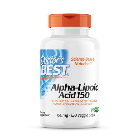 Doctor's Best Alpha-Lipoic Acid 150mg, 120 VCapsules