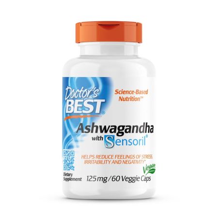 Doctor's Best Ashwagandha with Sensoril 125mg, 60 VCapsules