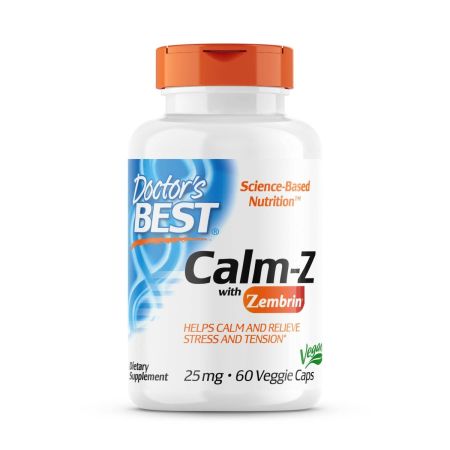 Doctor's Best Calm-Z with Zembrin 25mg, 60 VCapsules