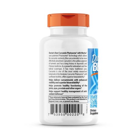 Doctor's Best Curcumin Phytosome with Meriva 500mg, 60 VCapsules