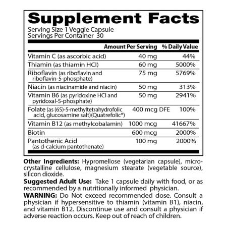 A person taking one capsule of Doctor's Best Fully Active B Complex with a glass of water