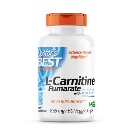 Doctor's Best L-Carnitine Fumarate with Biosint Carnitines, 855mg, 60 VCapsules