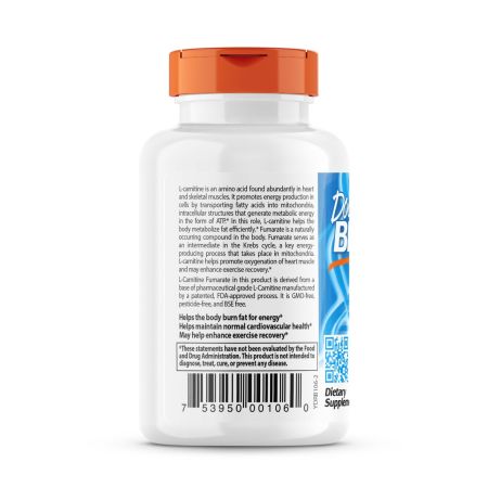 Doctor's Best L-Carnitine Fumarate with Biosint Carnitines, 855mg, 60 VCapsules